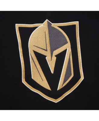 Men's Black Vegas Golden Knights Heritage Lace-Up Pullover Sweatshirt
