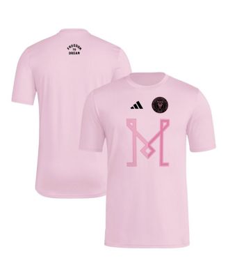 adidas - Men's Pink Inter Miami CF 2025 Jersey Hook AEROREADY T-Shirt