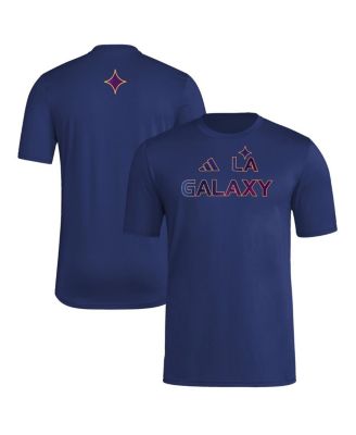 adidas - Men's Navy LA Galaxy 2025 Jersey Hook AEROREADY T-Shirt