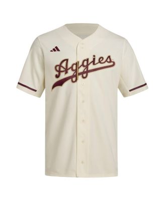 Men's Cream Texas A M Aggies Replica Baseball Jersey
