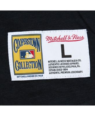 Men's Black San Francisco Giants Cooperstown Collection Legendary Raglan Slub Henley 3/4-Sleeve T-Shirt