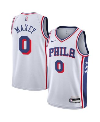 Nike - Big Boys and Girls Tyrese Maxey White Philadelphia 76ers Association Swingman Jersey