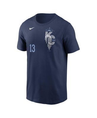 Men's Salvador Perez Navy Kansas City Royals 2024 City Connect Fuse Name Number T-Shirt