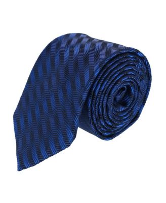 Men's Nathanial Regal Patterned Diagonal Line Silk Business Necktie