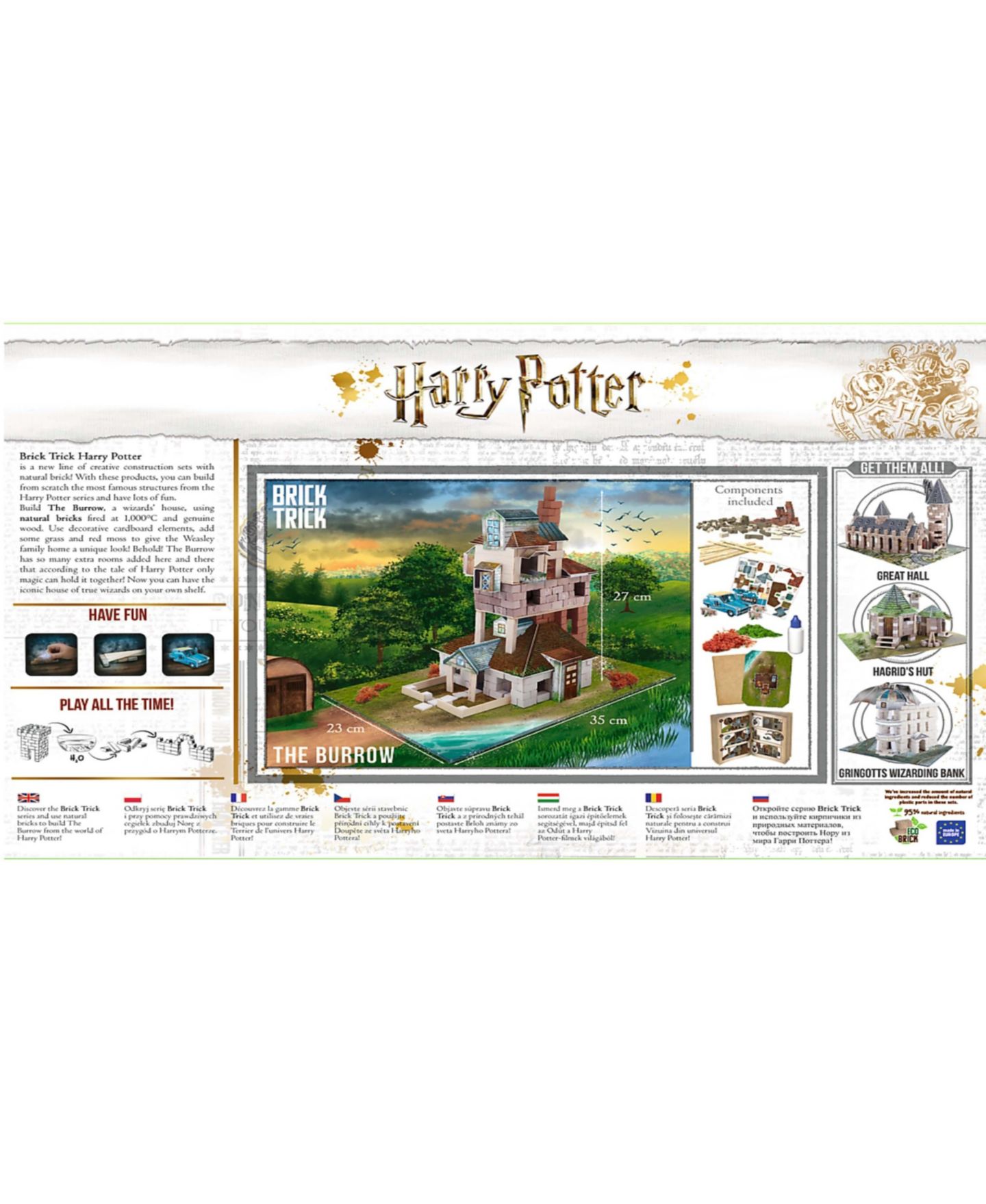 Детский конструктор Trefl Brick Trick - Harry Potter - The Burrow, цвет: Разноцветный — фото 5