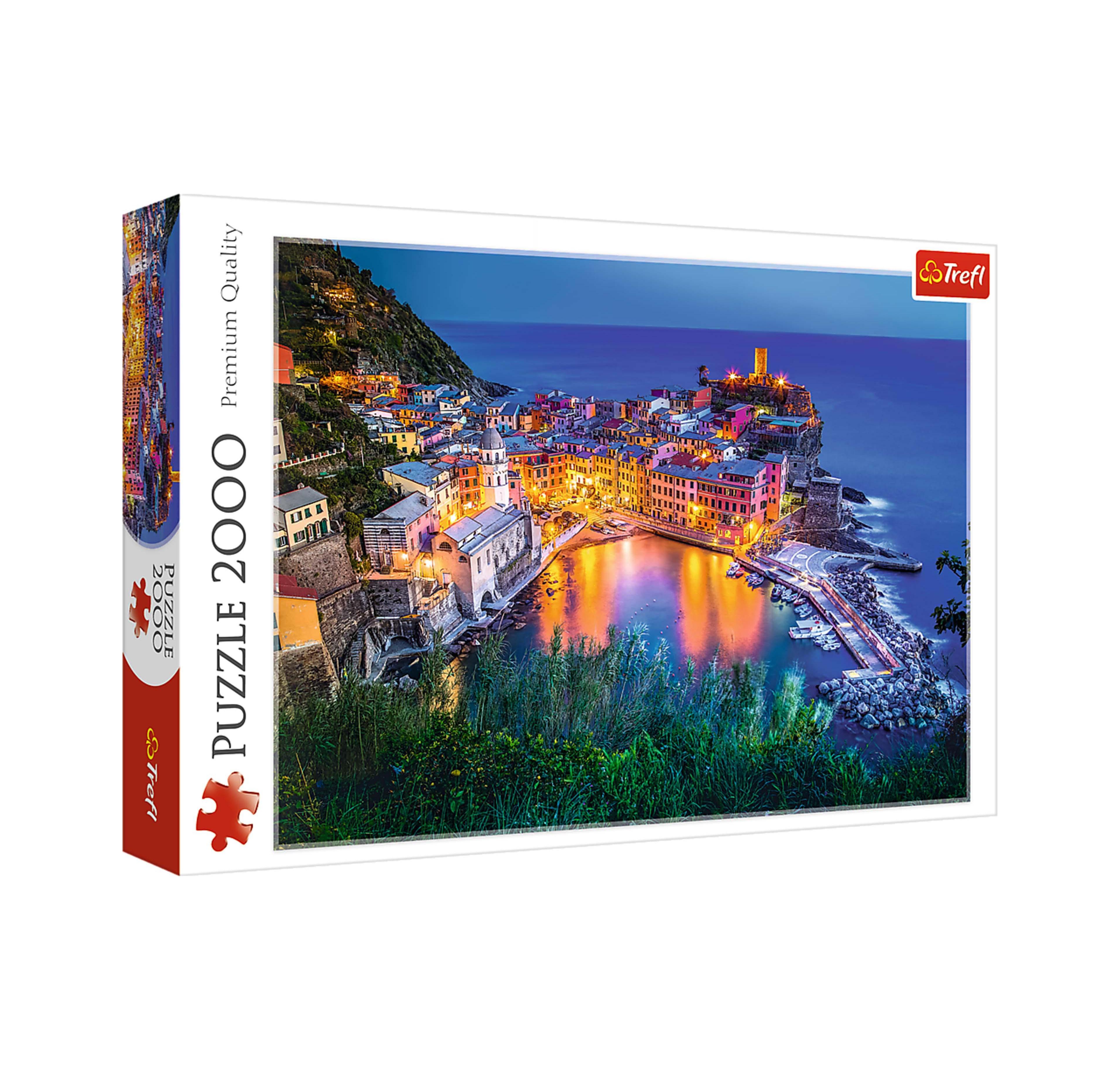 Trefl Red 2000 Piece Puzzle - Vernazza at dusk
