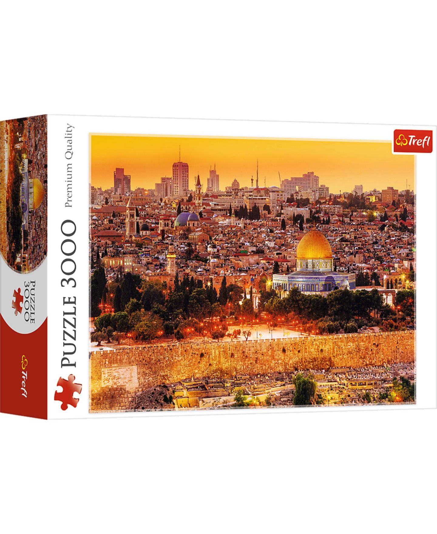 Пазл Trefl The Roofs Of Jerusalem / Fototeca, 3000 деталей, от 15 лет, цвет: Разноцветный — фото 1