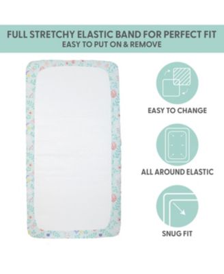 Ocean Girl Microfiber 4 Pack Crib Sheets