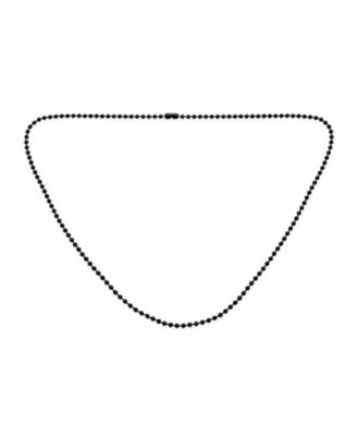 Thin Minimalist 1.5mm Yellow Gold Plated Stainless Steel Celestial Curb Link With Tiny Stationary Ball Saturn Chain Necklace 16 18 20 In