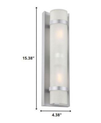 Modern Glass Wall Sconce for Living Room and Entryway Decor