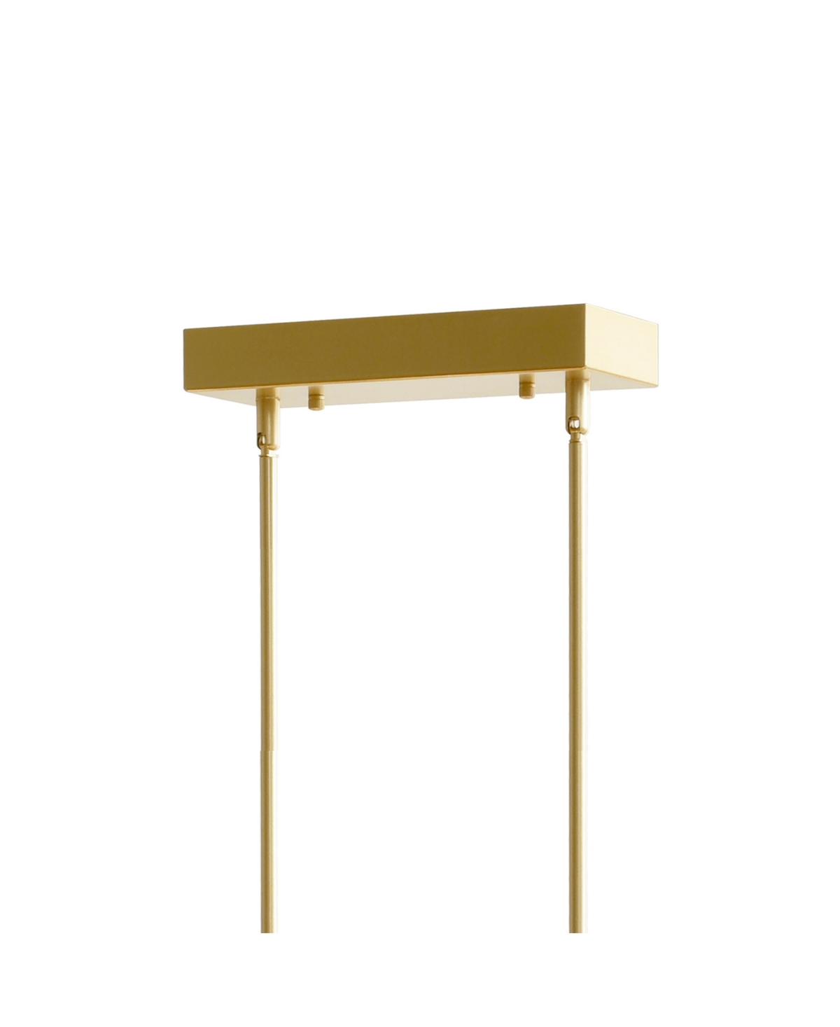Cwi Lighting 48" Metal Dragonswatch Integrated Led Island Pool Table Light In Satin Gold