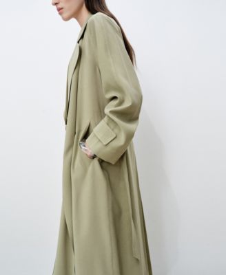 Women's Soft Belt Trench Coat