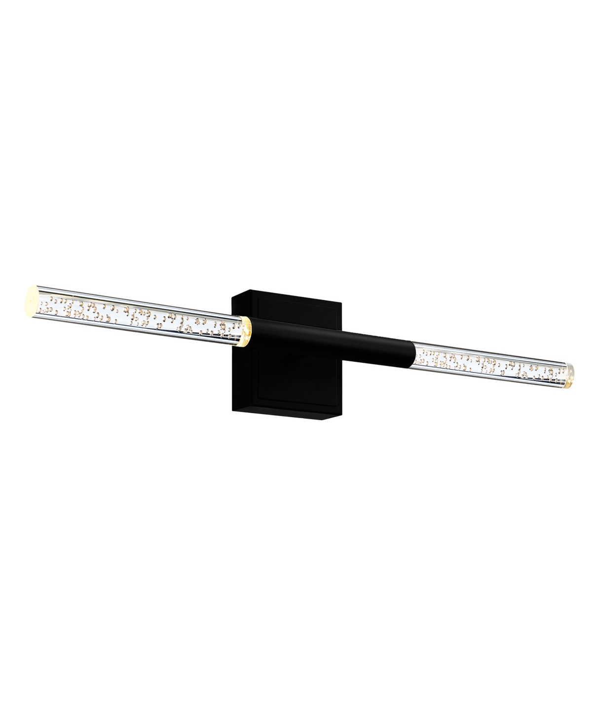 Shop Cwi Lighting 4.3" Metal Dragonswatch Integrated Led Vanity Light In Black