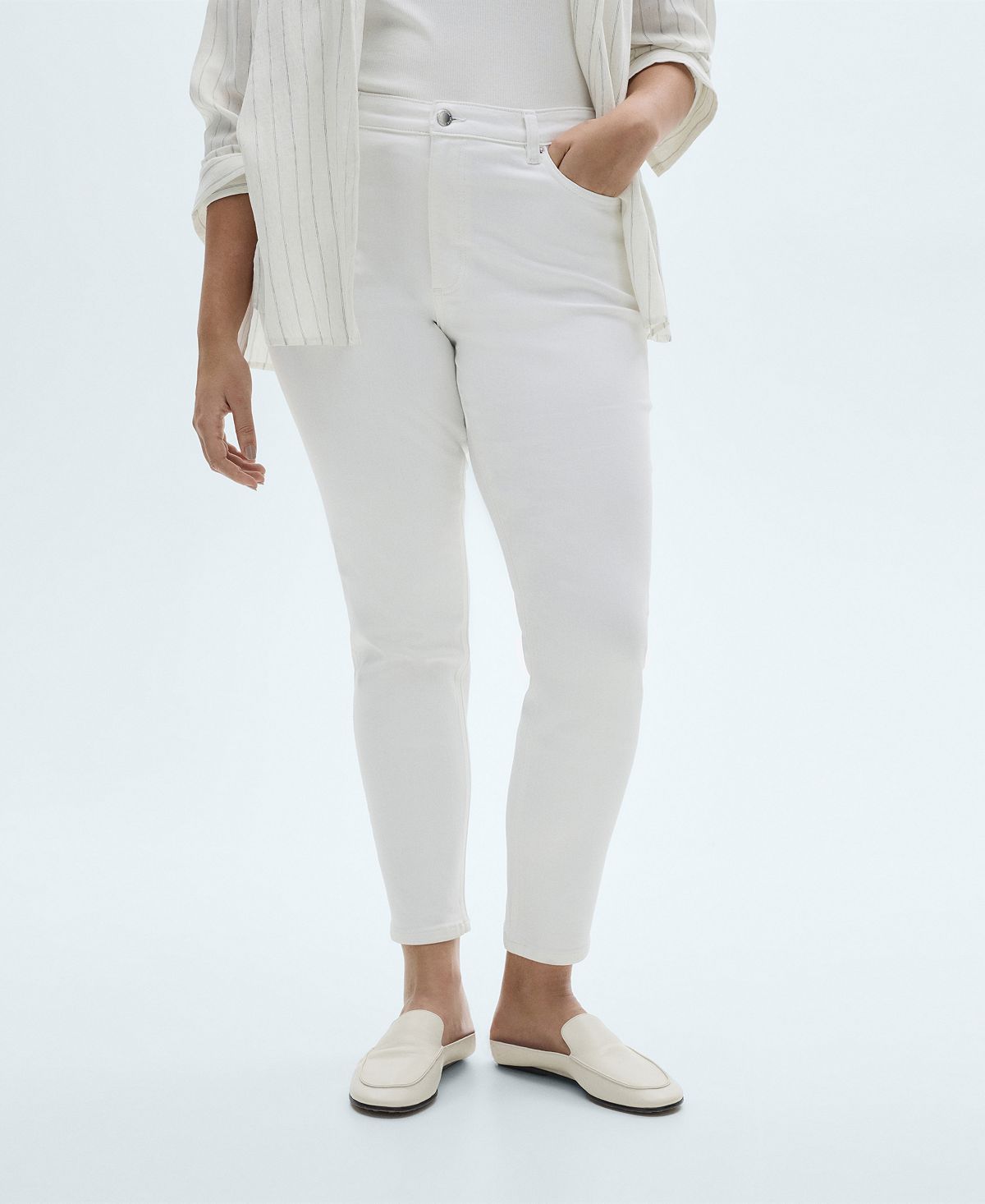 Mango Women's Mid-Rise Skinny Jeans view 8 — MAYCSS fashion products