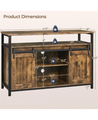 47.5in Industrial TV Storage Cabinet for 55-inch TV