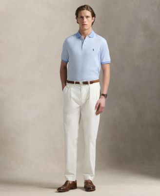 Men's Classic Houndstooth Jersey Polo Shirt