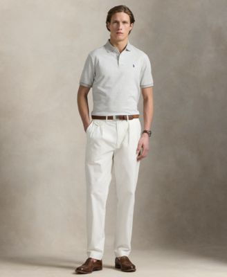 Men's Classic Houndstooth Jersey Polo Shirt