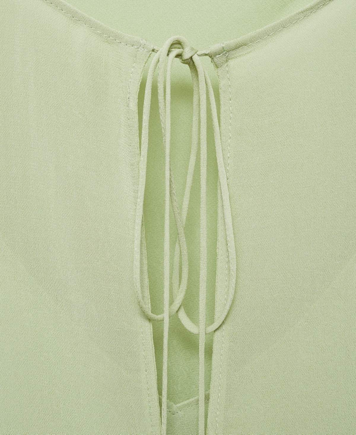 Mango Women's Bow Details Combined Blouse