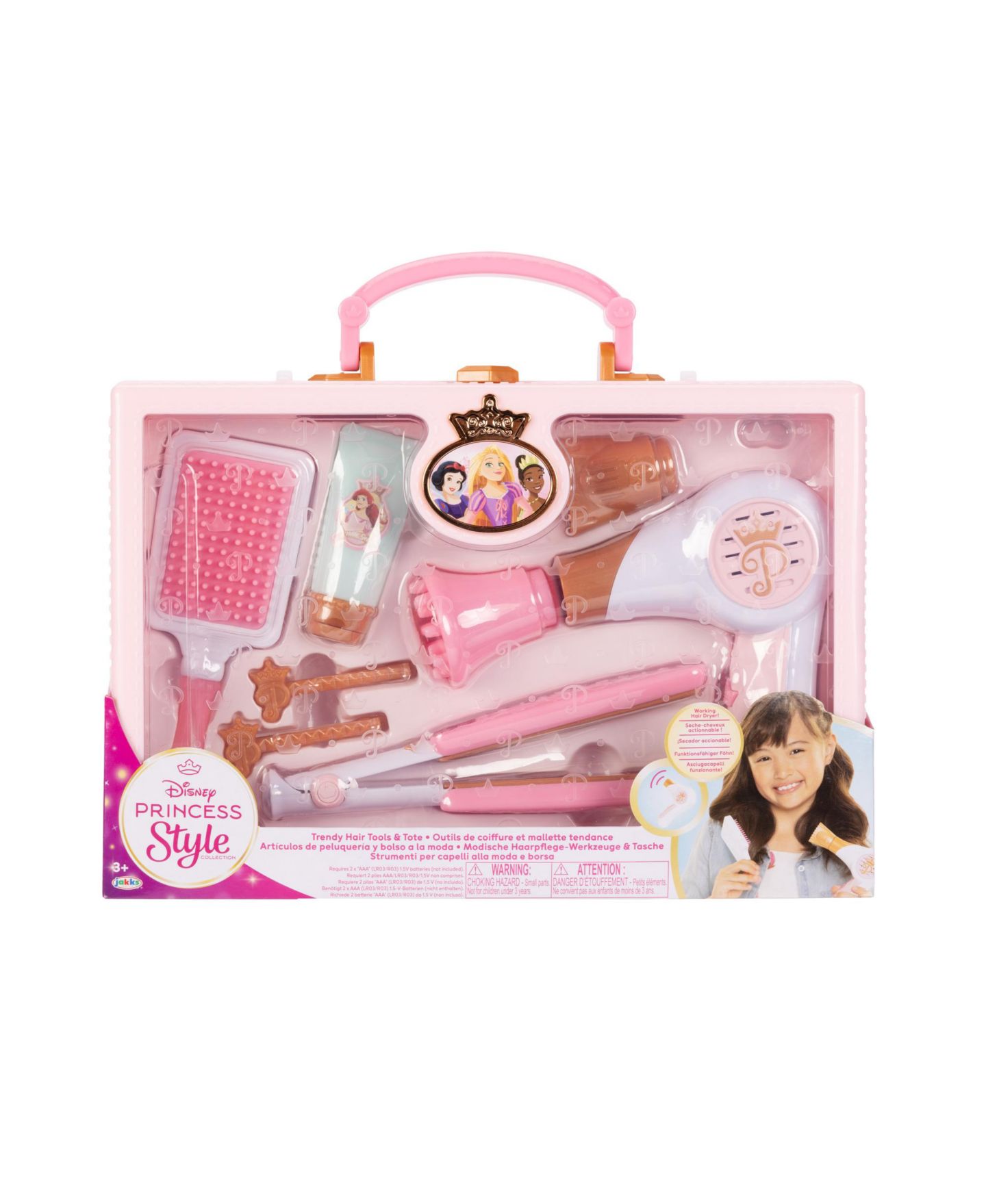 Детские игрушки Disney Princess Style Collection Trendy Hair Tools and Tote — фото 1