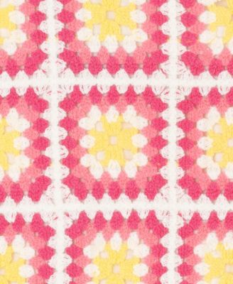 Baby Girls 2-Piece Granny Square Crochet and Short Set