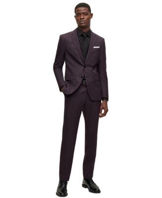 Men's Easy-Iron Slim-Fit Dress Shirt