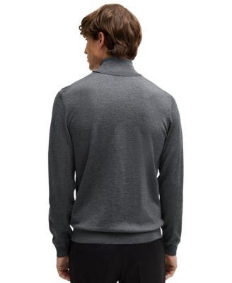Men's Slim-Fit Rollneck Merino Wool Sweater