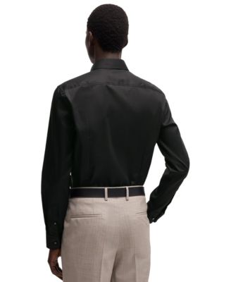 Men's Easy-Iron Slim-Fit Poplin Shirt