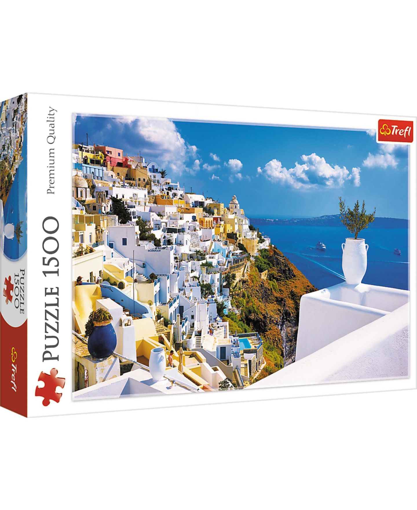 Детский пазл Trefl Santorini, Greece 1500 Piece Puzzle, от 10 лет, цвет: Разноцветный — фото 1