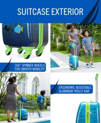 Kids Adventure 5-Piece Back to School Carry-on Luggage Set