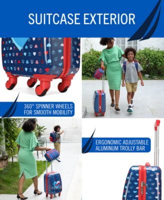 Kids Adventure 5-Piece Back to School Carry-On Luggage Set