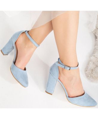 Gisele High Block Heel Pumps