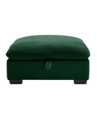Corduroy Fabric Ottoman Footrest Comfortable, Durable, and Versatile for Living Room or Bedroom