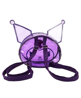 Character Head Adult Clear Purple PVC 12" Mini Backpack