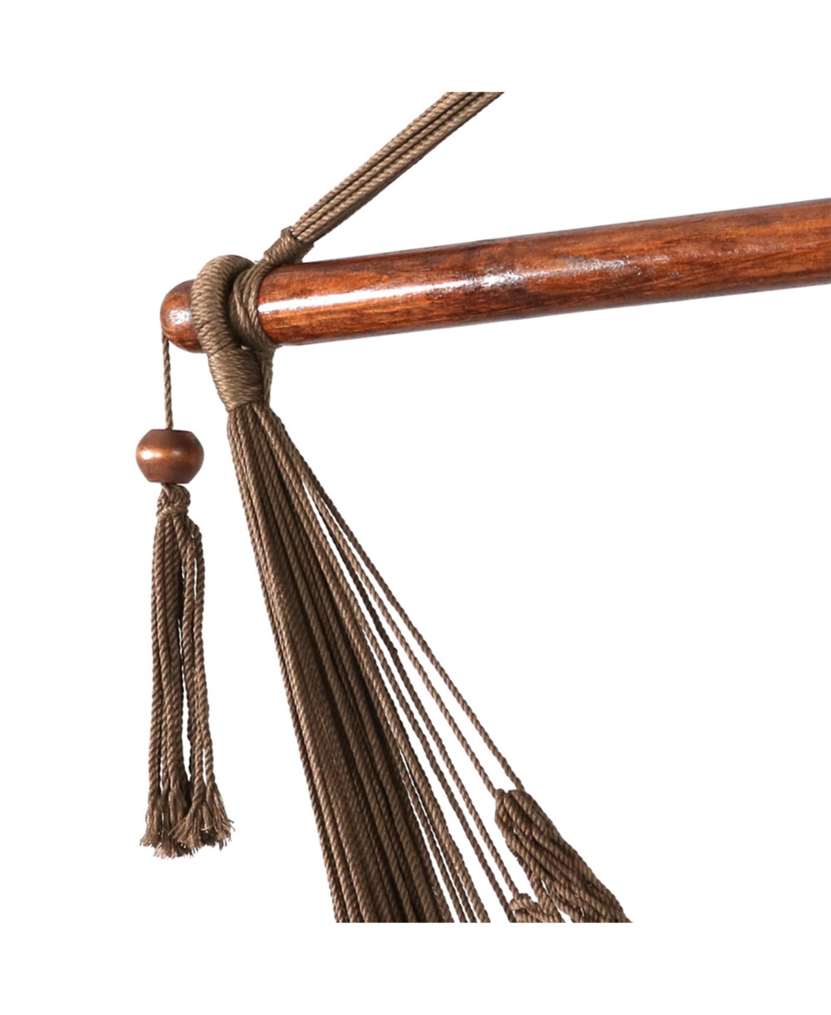 Caribbean Style Extra Large Hanging Rope Hammock Chair Swing for Backyard and Patio