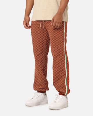 Big & Tall Luxe Printed Pants, Brown, 3XL