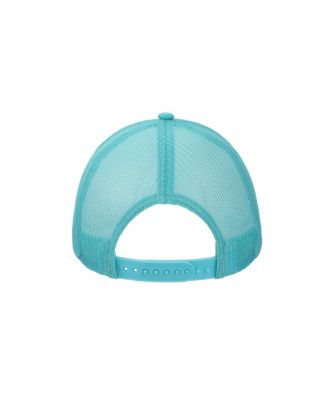 Chill Beach Vibes White & Aqua Foam Trucker Hat