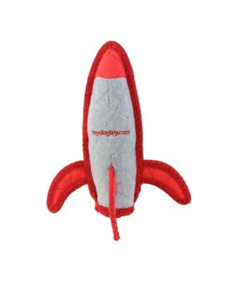 Transportation Rocket, Durable Plush Dog Toy