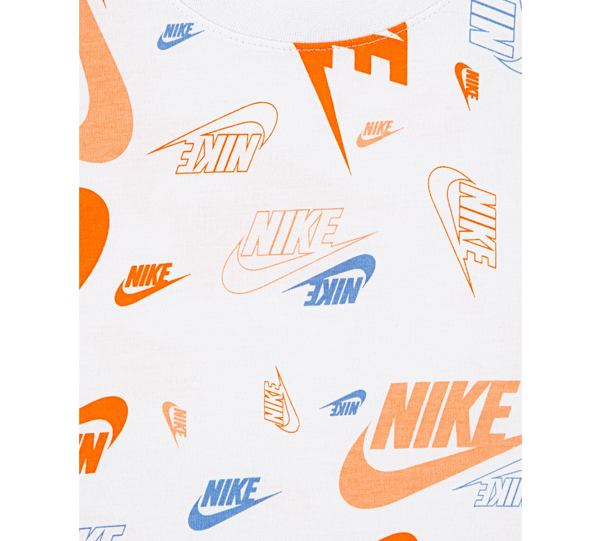 Nike Little Kids Printed T-shirt & Lightweight French Terry Shorts, 2 Piece Set