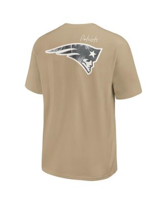 Men's Tan New England Patriots Statement Max90 T-Shirt