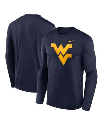 Nike - Men's Navy West Virginia Mountaineers Primetime Primary Legend Long Sleeve T-Shirt