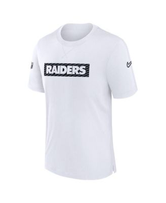 Men's White Las Vegas Raiders Sideline Player Performance T-Shirt