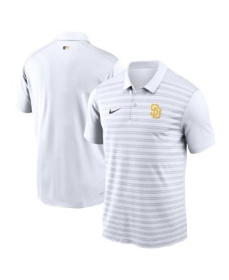 Nike - Men's White San Diego Padres Authentic Collection Victory Performance Polo