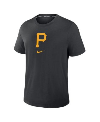 Men's Black Pittsburgh Pirates Authentic Collection Early Work Tri-Blend Performance T-Shirt