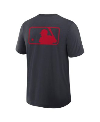 Men's Navy Washington Nationals Authentic Collection Early Work Tri-Blend Performance T-Shirt