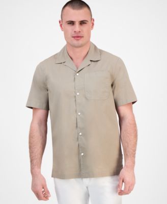 Michael Kors - Men's Relaxed-Fit Solid Shirt