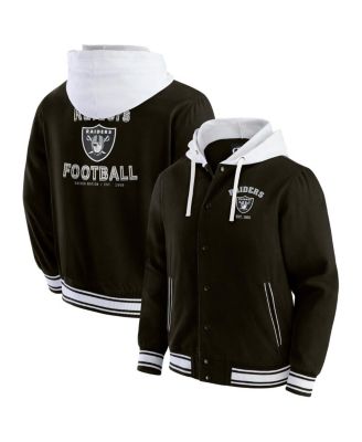 Fanatics - Men's Darius Rucker Collection by Black Las Vegas Raiders Full-Snap Hoodie Jacket