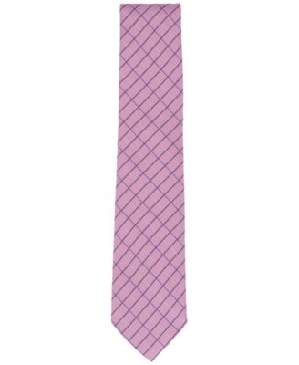 Men's Quaise Classic Grid Print Tie, Exclusively at Macy's