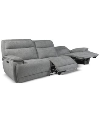 Ozryn 3-Pc. Fabric Sofa with 3 Power Motion Chairs, Exclusively at Macy's