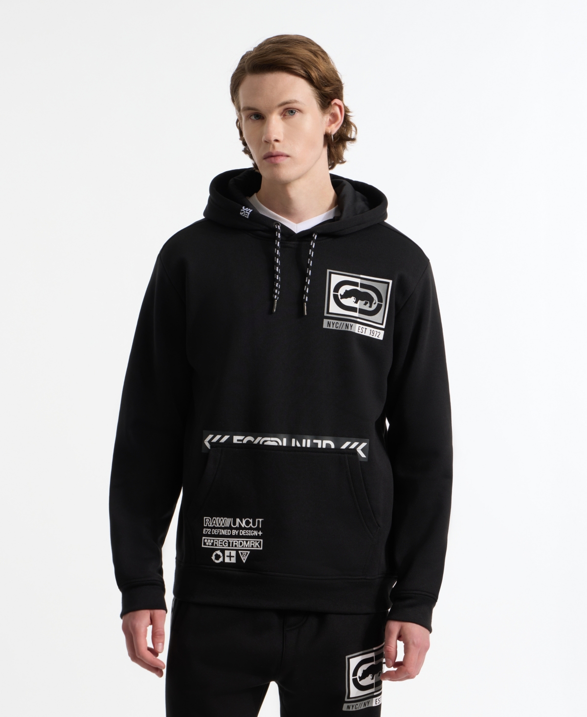 Men's Edge Hoodie - True red