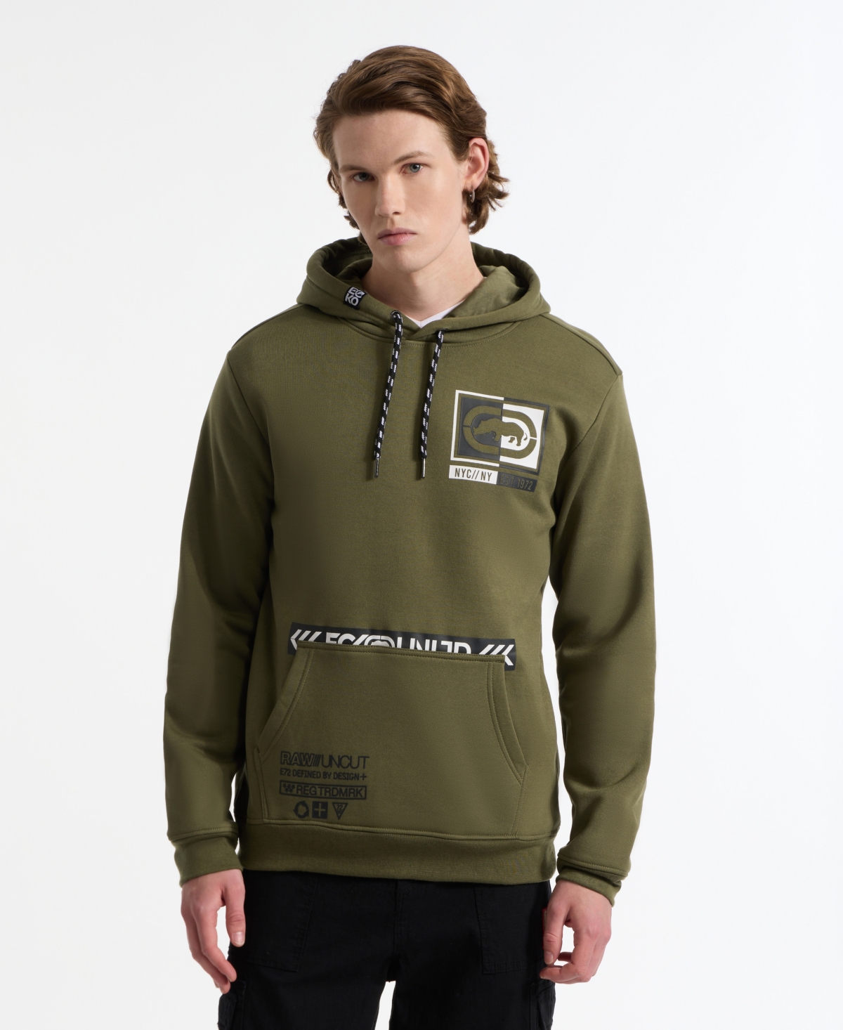 Men's Edge Hoodie - True red